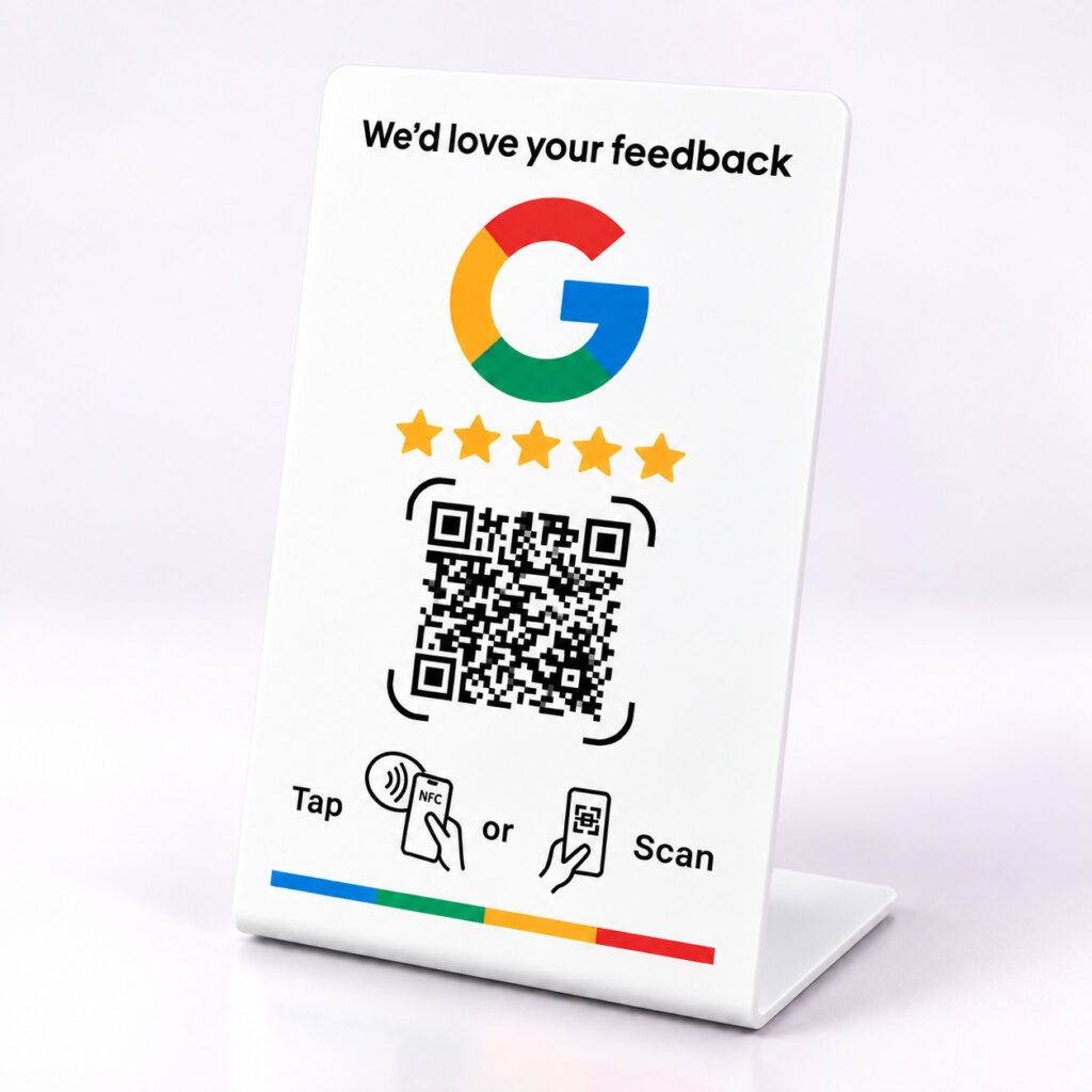Présentoir Avis Google